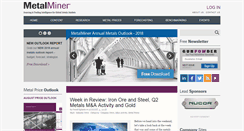 Desktop Screenshot of metalminer.com